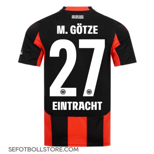 Eintracht Frankfurt Mario Gotze #27 Replika Hemmatröja 2025-26 Kortärmad Eintracht Frankfurt Mario Gotze #27 Replika Hemmatröja 2025-26 Kortärmad